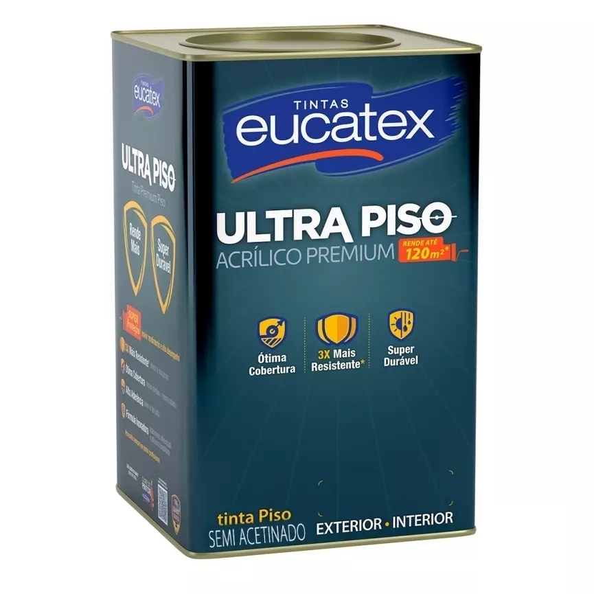 Tinta Piso Eucatex 18 Litros Branca